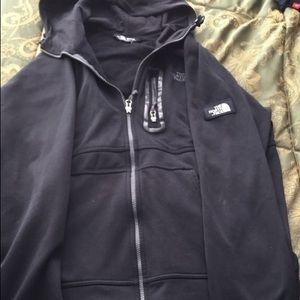 The north face hooded zip up